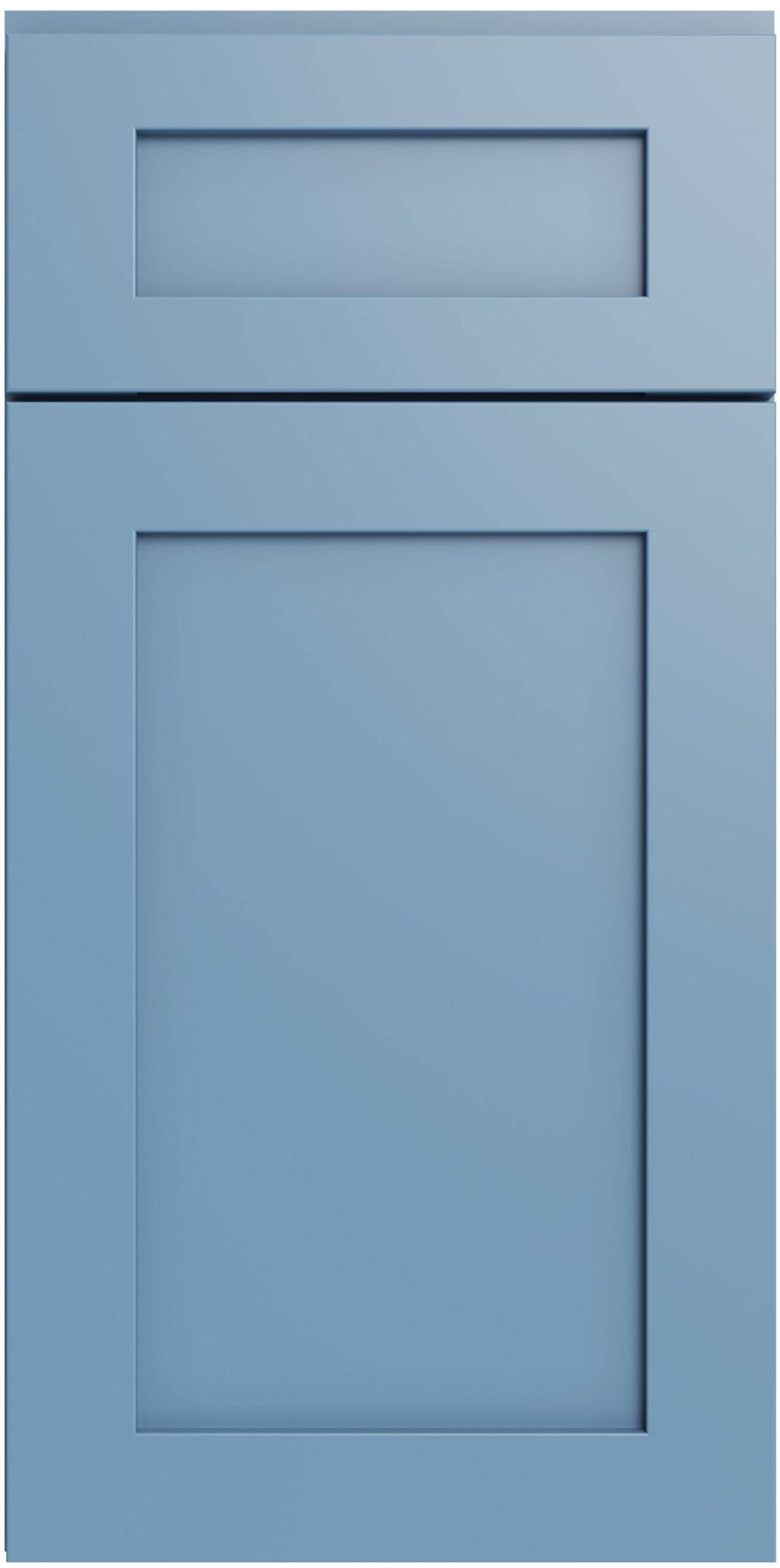 Forevermark XTerra Blue Shaker cabinet door