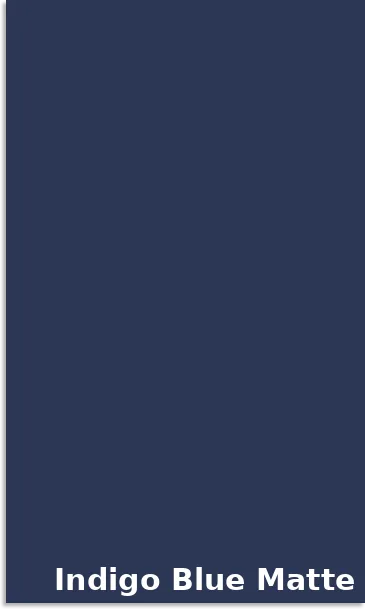 Milania Strato Series Indigo Blue Matte cabinet door